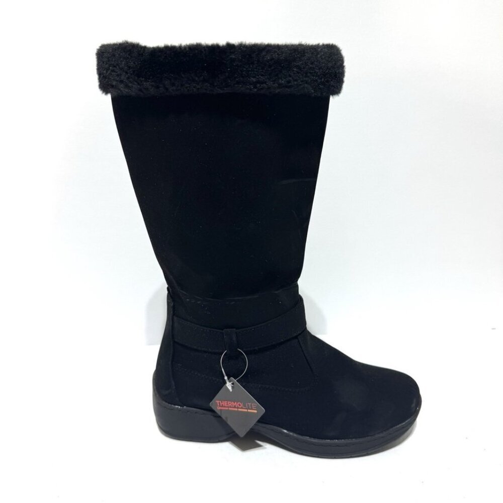 Tundra Womens Ruth Talk Winter Boots Black Size 6 M